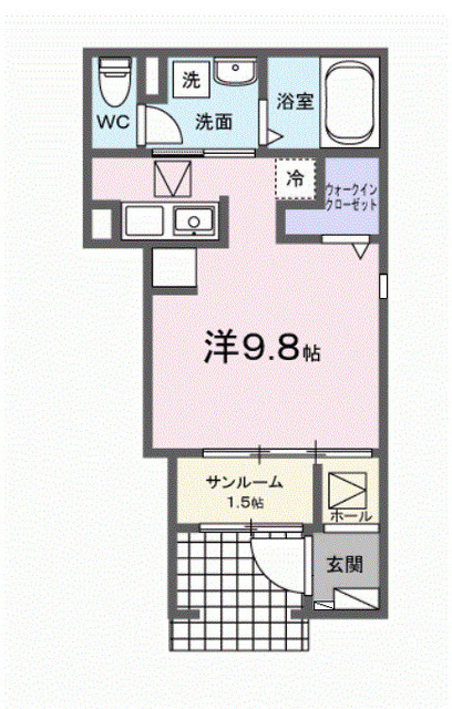 ヒカルサ豊橋東田町Ⅱの間取り