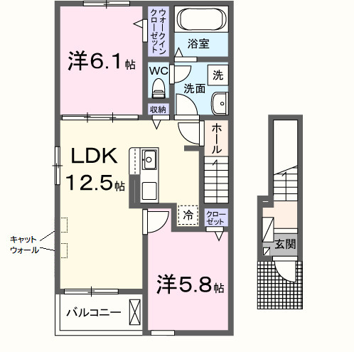 ヴィラ ブリーズの間取り