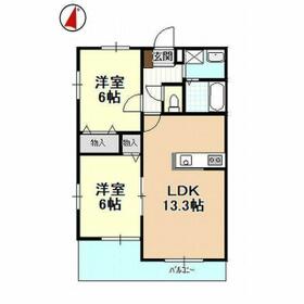 エスポワール内野台の間取り