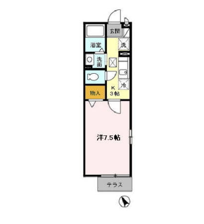 プルミエコートの間取り