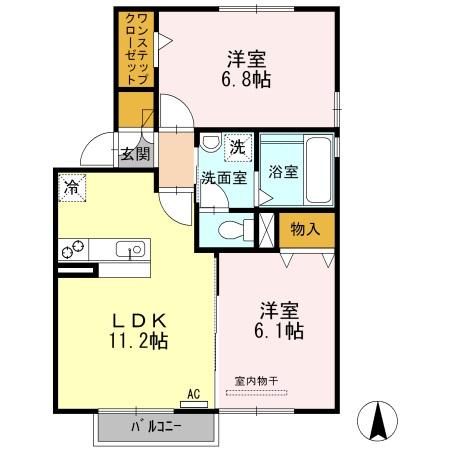 マノワール・KII Bの間取り