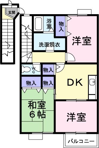 サンエステートの間取り