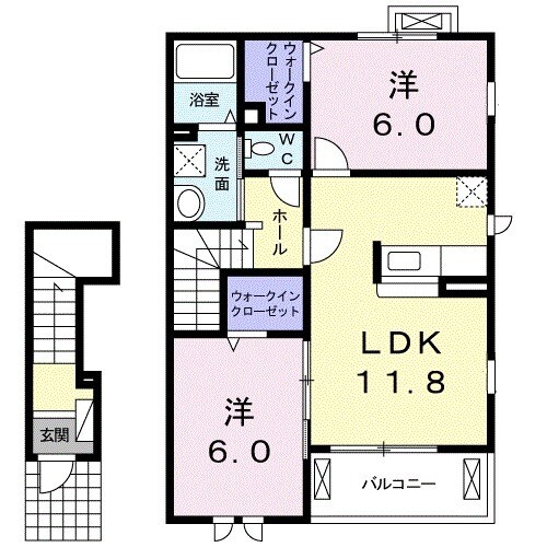 サンリットⅡの間取り