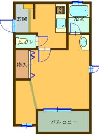 ドミールK2の間取り