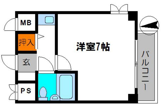 フレグランス箕面の間取り