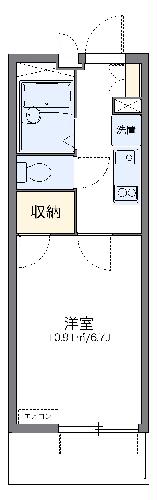 レオパレスエスポワール新宿町の間取り