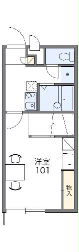 レオパレスイースタンBの間取り
