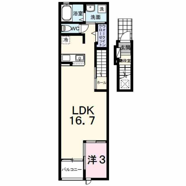 ウッド ウィルの間取り