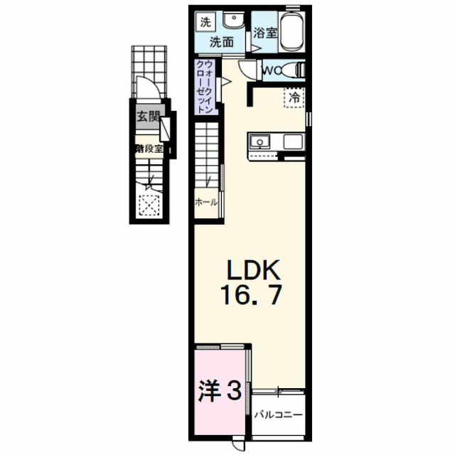 ウッド ウィルの間取り