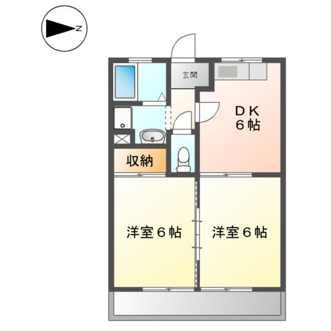 エクシードASANOの間取り