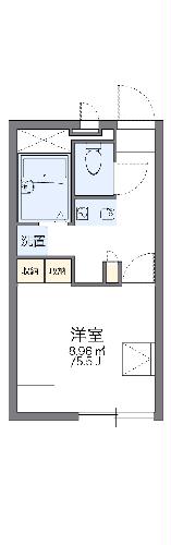 レオパレスシャンブル穴川の間取り