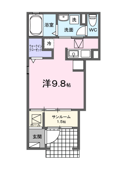 フェリスⅤの間取り