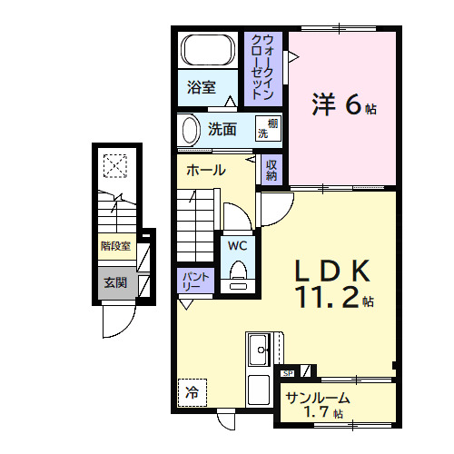 ヒカルサ市原姉ヶ崎サウスの間取り
