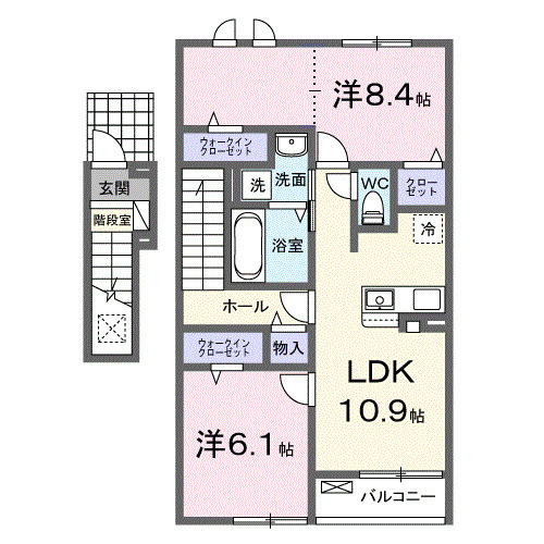 ノーストゥーリバーの間取り