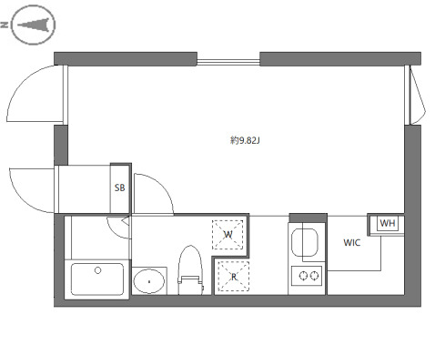 フラッフィー落合南長崎の間取り