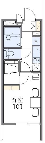 頭陀寺町の完工年月(2009年2月)築の賃貸マンションの間取り
