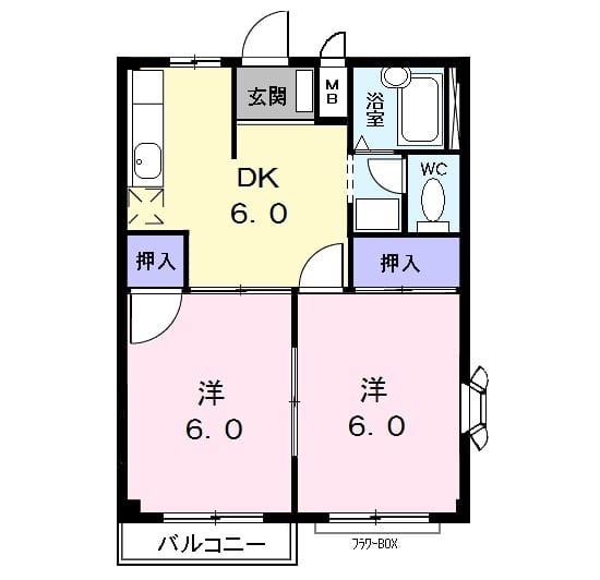 エクセル中島の間取り