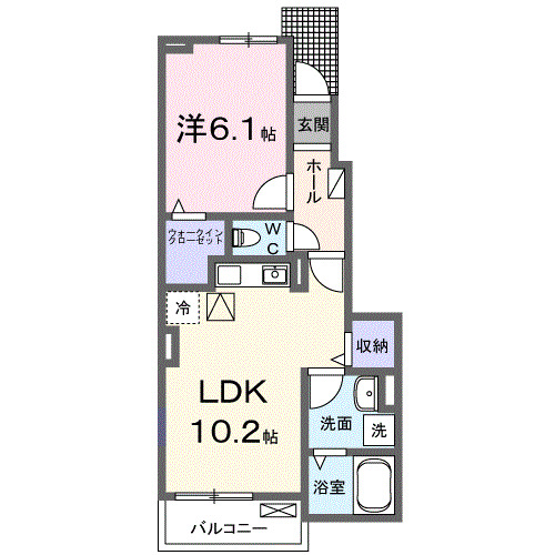 アイリスクルールの間取り
