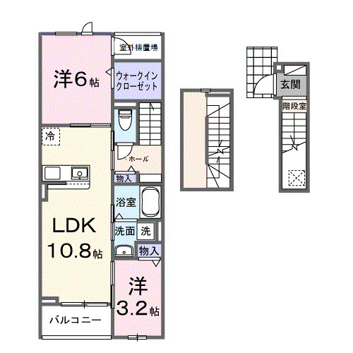 カーサ・プリ―トの間取り