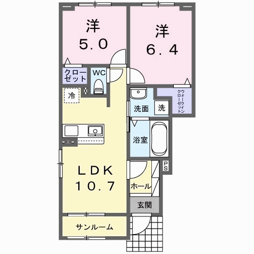フロレゾン 桜の間取り