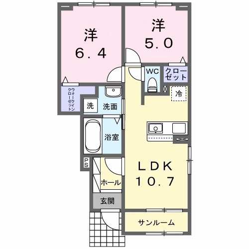 フロレゾン 桜の間取り