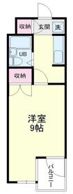 シャトレ富塚・B211号室の間取り