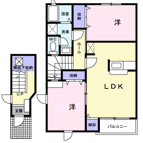 ファースト デューⅡの間取り