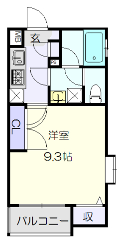 イースタンヒルズ覚王山の間取り