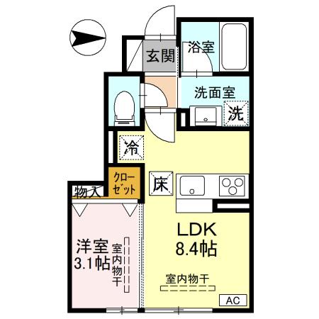 TORISIAS一条の間取り