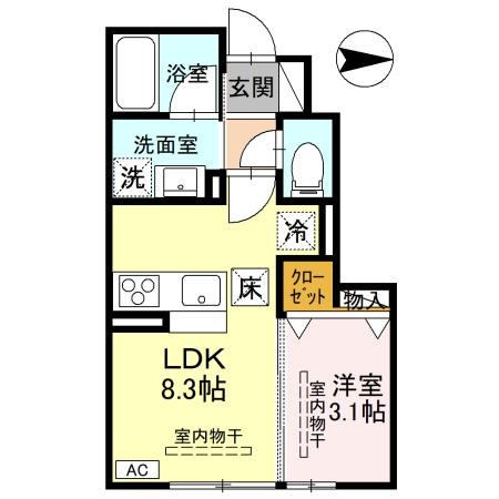 TORISIAS一条の間取り