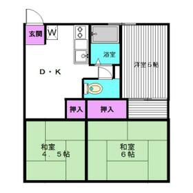 ハイツ長倉 Ⅰの間取り