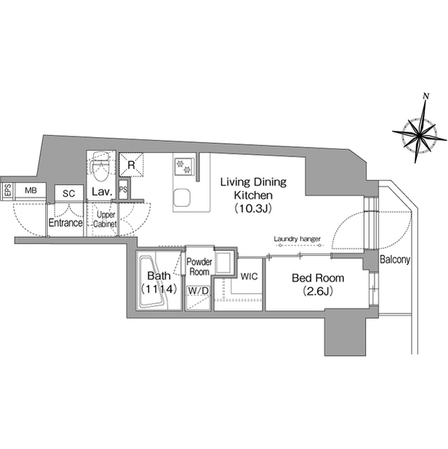 コンフォリア南品川の間取り