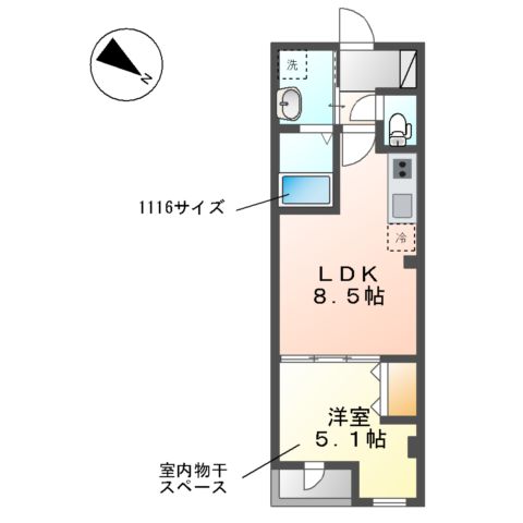 サウダージの間取り