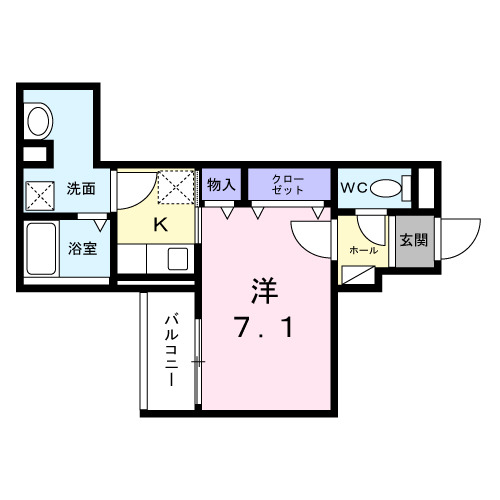 フラッグシップ中町の間取り