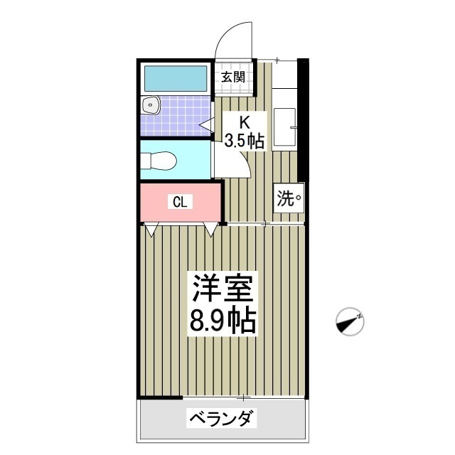 テクノポリス宝木の間取り