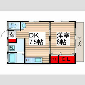 第2メゾン若竹の間取り