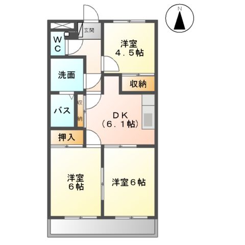 プリマヴェーラKMの間取り