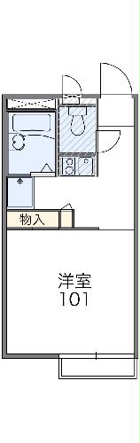 レオパレスル.アンジュⅡの間取り