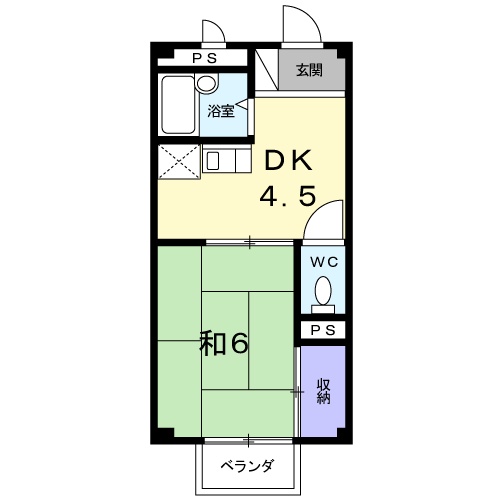 シャルマン苗代の間取り