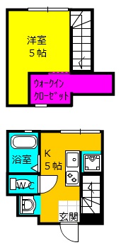 ハイツ真澄Ⅲの間取り