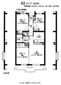 レジデンス　山手台・308号室の間取り
