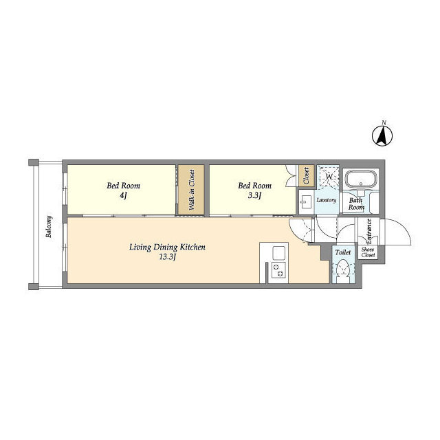 アジールコート練馬中村橋の間取り