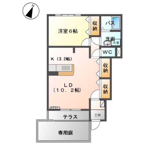 サンプレイスM A棟の間取り