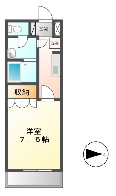 クレッシェンドの間取り