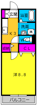フロンティアの間取り