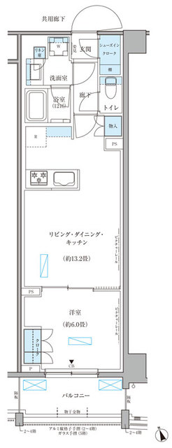 パークアクシス文京本郷・203号室の間取り