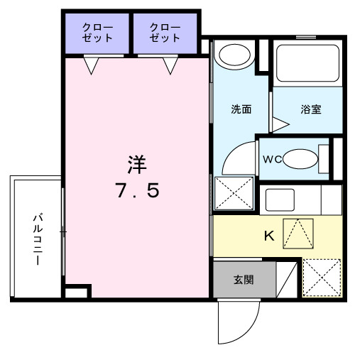 コンテ石橋の間取り
