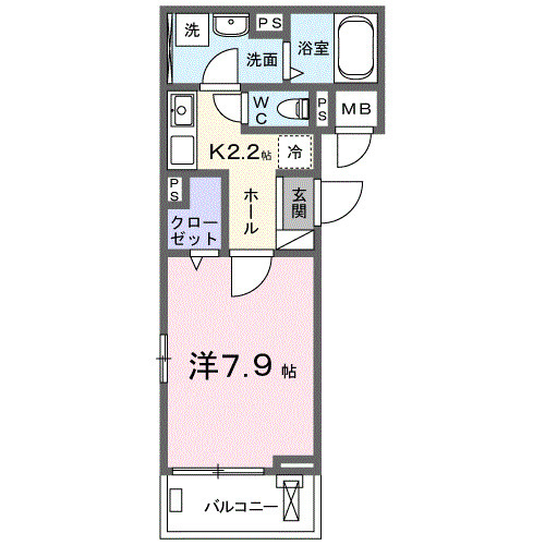 プラザ九源Ⅲの間取り