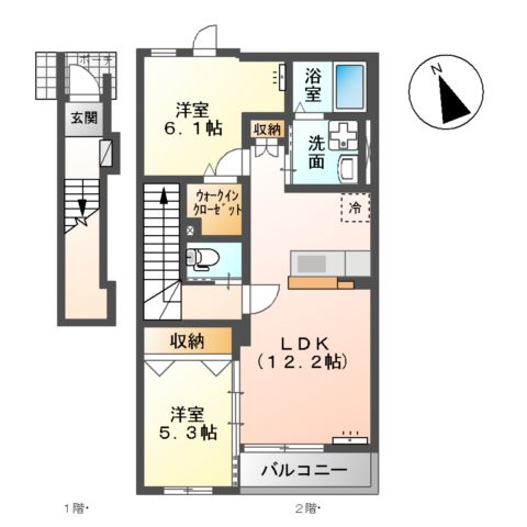 クレストの間取り