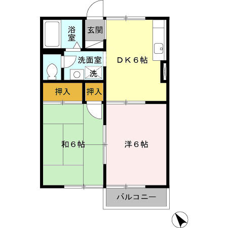 カサ・ド・マール Dの間取り